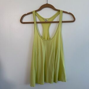 Light Lime Green Racerback Flowy Tank